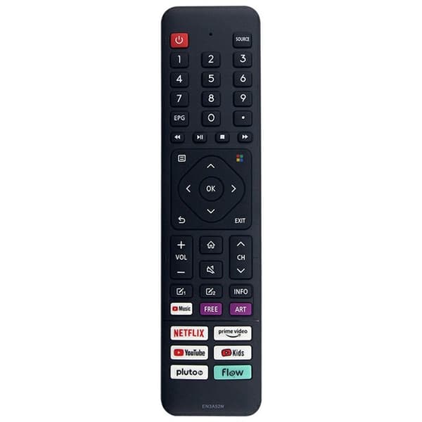Fjernkontroll erstatning EN3A52N For Hisense TV Black