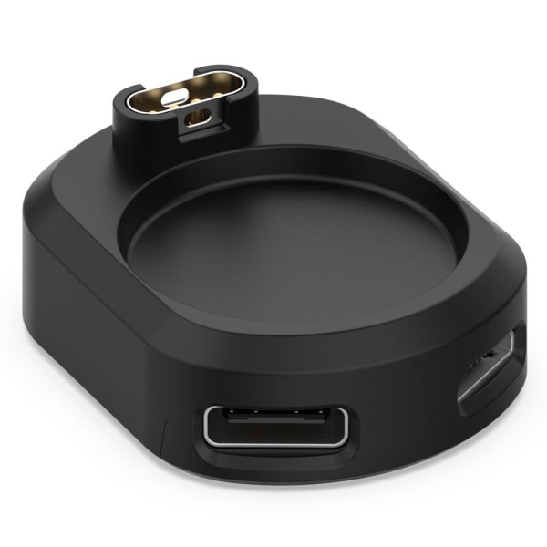 Garmin Fenix 7/7S/7X USB Laddning docka usb-c micro-usb Svart