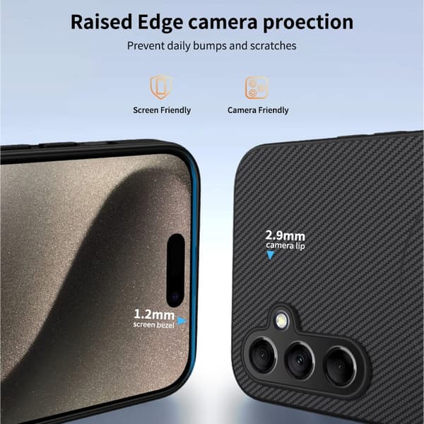 WANLONFENG Magnetisk deksel med skjermbeskytter til Samsung Galaxy S26 Black