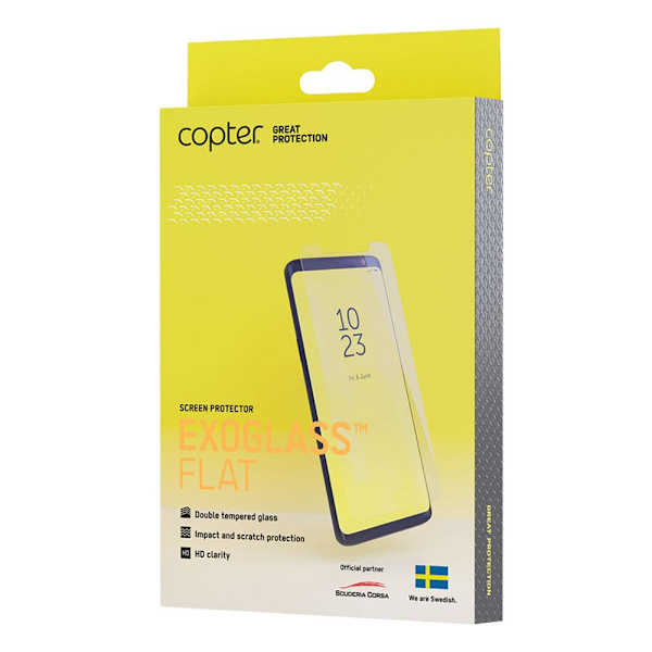 Copter Exoglass skärmskydd Till Motorola Moto E6 Transparent