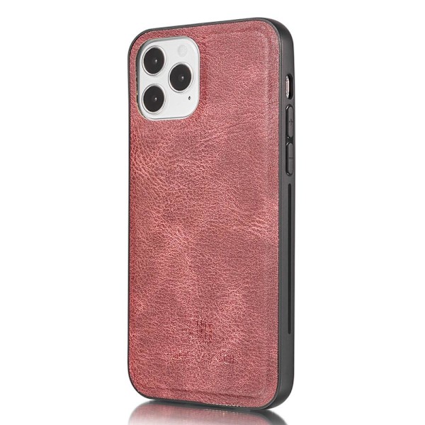 DG.MING For iPhone 13 Stylish Wallet Case - Red Red