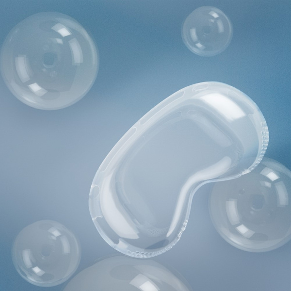 TPU - etui til A Vision Pro Headset - beskyttelsesetui Transparent
