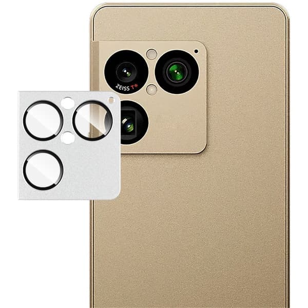IMAK Kameralinsebeskytter med Linsehette for Sony Xperia 1 VIII Silver