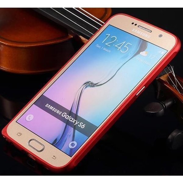 Samsung Galaxy S6 Aluminium Bumper Röd