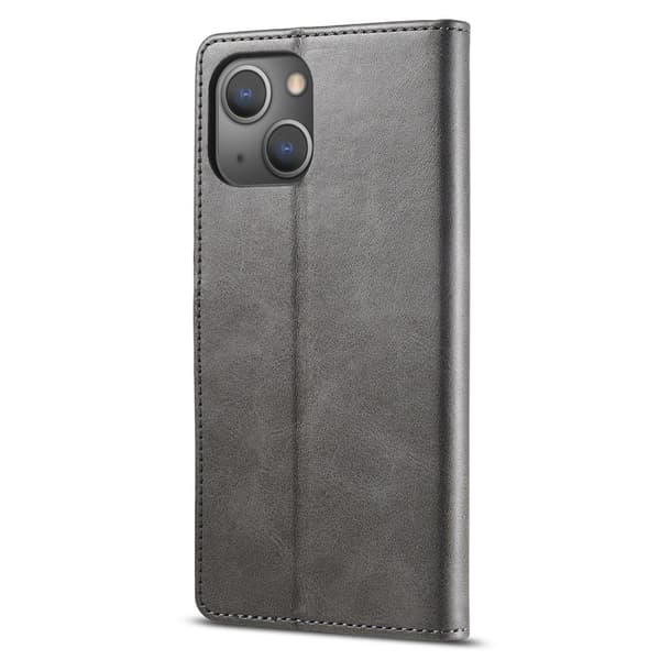 LC.IMEEKE Lommebokveske for iPhone 15 Grey