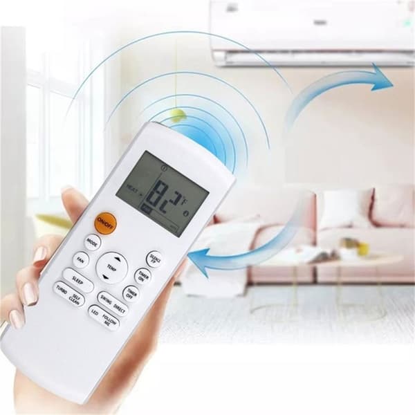 Fjärrkontroll Ersättning för RRG57A6 / BGEFU1 för Midea Air Conditioner Vit