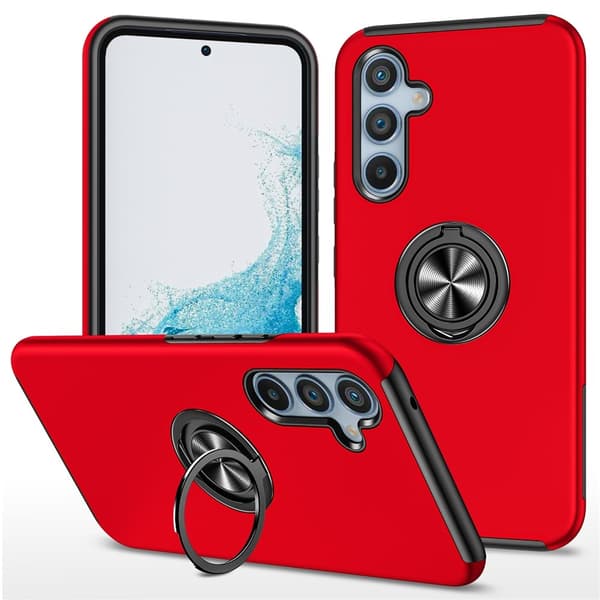 Mobildeksel med Ringholder for Samsung Galaxy A37 5G Red