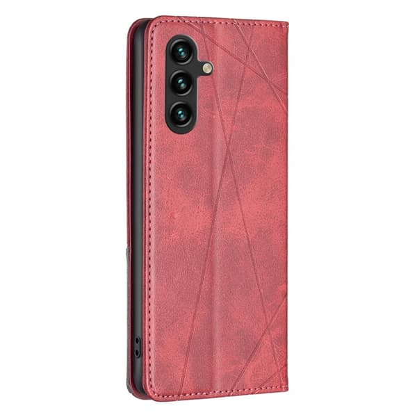 BINFEN COLOR Til Samsung Galaxy A56  Støtsikkert Lommebok-deksel Red