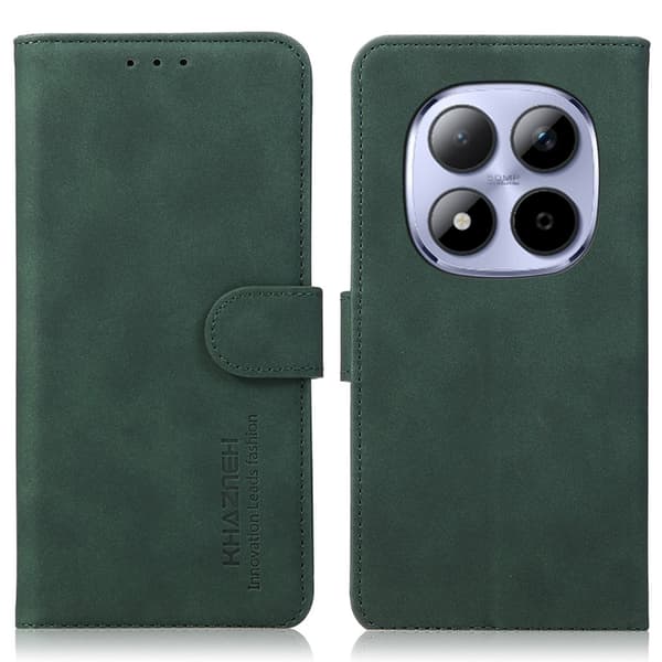 KHAZNEH Xiaomi Poco M8 Pro 5G / Redmi Note 15 Pro+ 5G Case lompakkokotelolle Shell Phone Case Green
