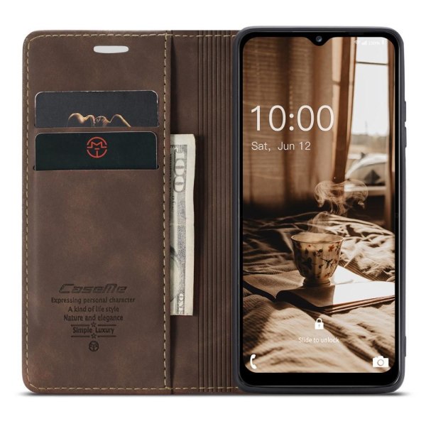 CASEME Plånboksfodral Samsung Galaxy A14 - Coffee Brun