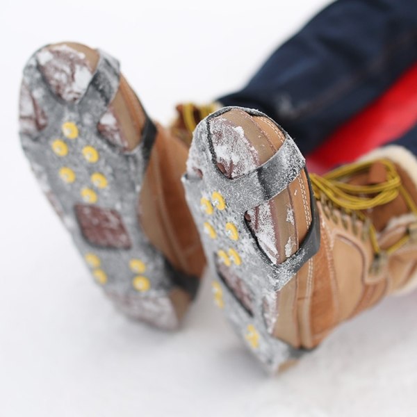 Broddar för skor halka anti-halk Snö Is Promenad - Medium Svart