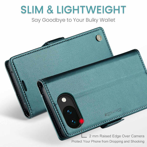 CASEME Til Google Pixel 10a RFID Blokerende Pungcover Green