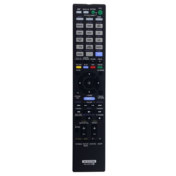 Fjärrkontroll Ersättning för RM-AAP078 För Sony DVD Svart