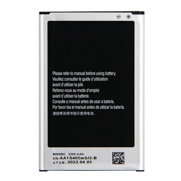 Batteri til Samsung Galaxy Note 3 N9005 3.8V 3200mAh Li-ion Poly Black