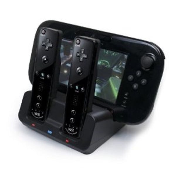 Latausteline Yhteensopiva Wii U:n ja Wii Whiten kanssa White