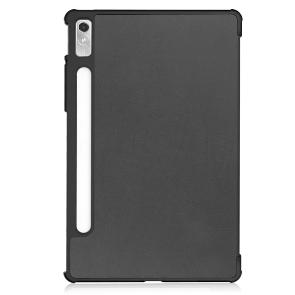 Til Lenovo Tab P11 Pro Gen 2 Tri-fold Stand Tablet-Taske - Sort Black