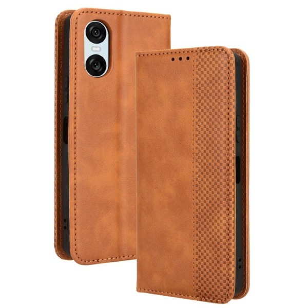 Plånboksfodral till Xperia 10 Vi - Brun Brun