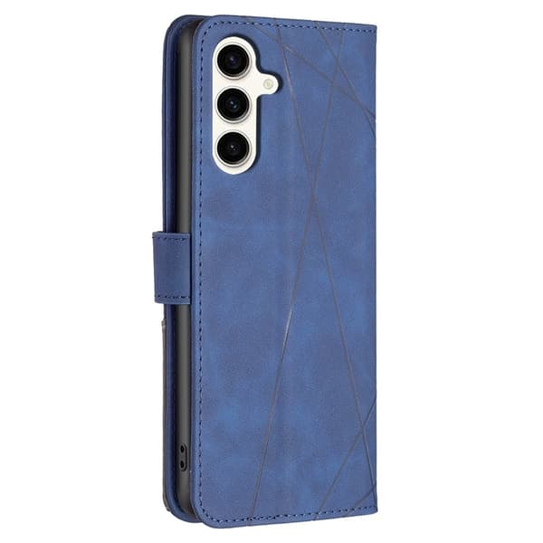BINFEN COLOR Til Samsung Galaxy S24 FE Stødsikkert Pungcover Blue