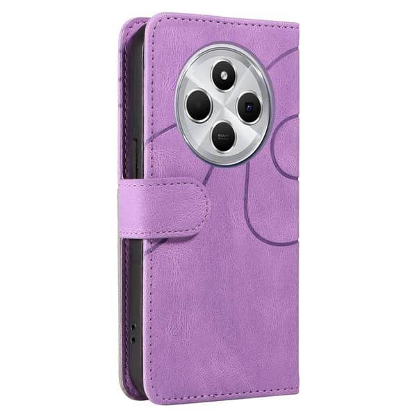 Til Xiaomi Redmi 14C KT - serie - 1 dobbeltfarve tegnebog Purple