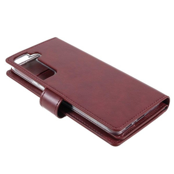 Samsung Galaxy S22 MERCURY GOOSPERY Mansoor Wallet Case WineRed Wine red