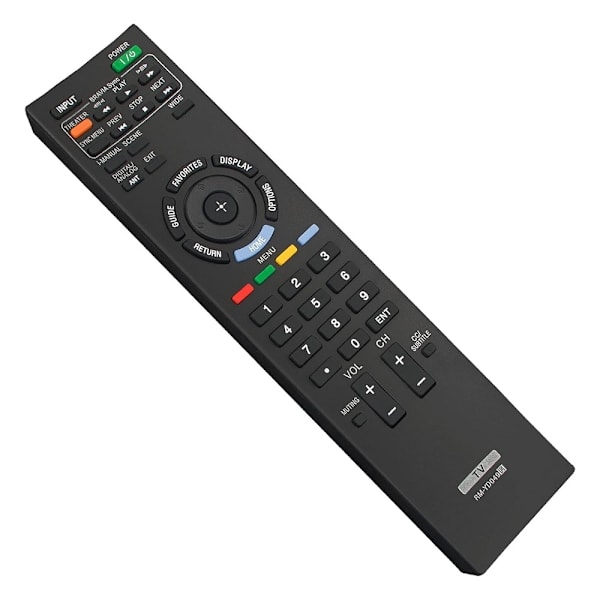 Fjernkontrollerstatning for RM-YD049 For Sony TV Black