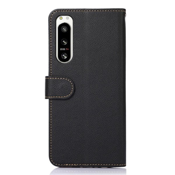 KHAZNEH telefoncover til Sony Xperia 5 IV - sort-rød Black