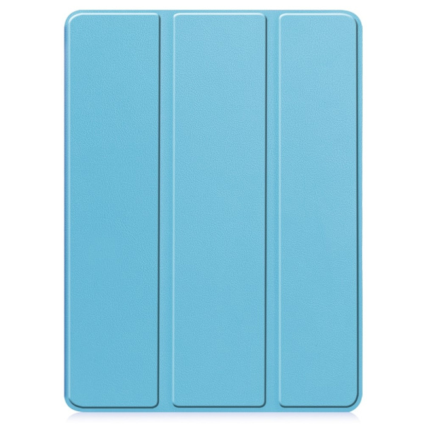 iPad Pro 11 (2024) Kolminkertainen Teline Tabletin Suojakuori Kynäpidikkeellä Light blue