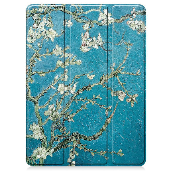 Till iPad Pro 11 (2024) Slim fit tri-fold fodral Pennfack - Blossom multifärg