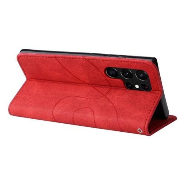 KS Plånboksfodral till Samsung Galaxy S23 Ultra - Röd Röd