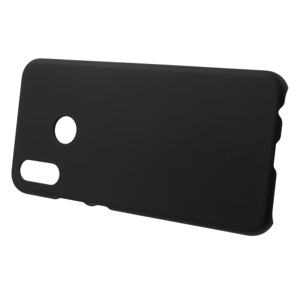 Huawei P20 Lite Gummiert Hardplastcover - Sort Black