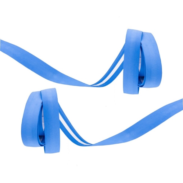 2 Rolls Bicycle Handlebar Anti-Slip Tape Wrap Strap - Blue Blue