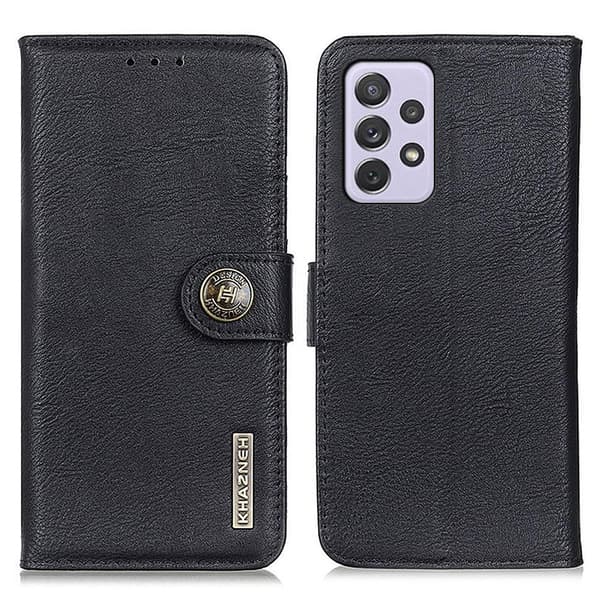 KHAZNEH til Samsung Galaxy A73 5G Lommebok - deksel - Svart Black