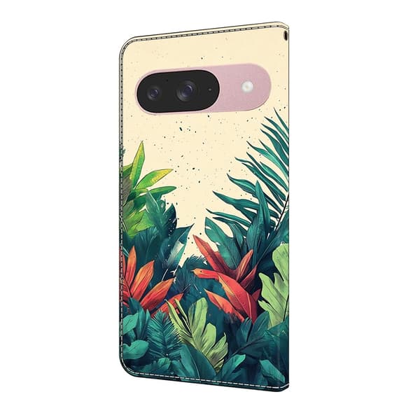 Til Google Pixel 10 Pro / 10 / 9 Pro / 9 Plånboksfodral Mønstertrykt PU-læder Flip Stativ Mobilcover Multicolor