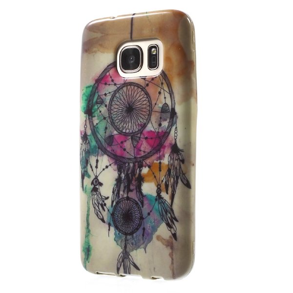 Samsung Galaxy S7 TPU skal - Watercolor Dreamcatcher Transparent