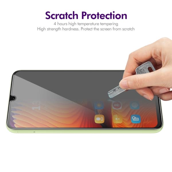Samsung Galaxy A06 Privacy Anti-Spy Privacy Full Coverage Tempered Glass Black