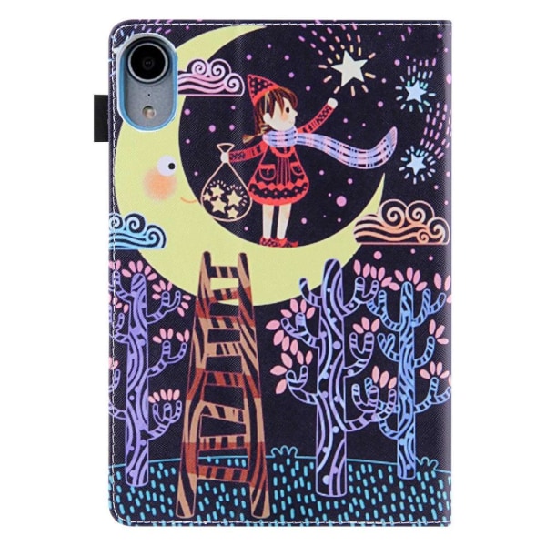 For iPad 10.9 (2022) Tablet Case Cover Foldable Stand - Moon Yellow
