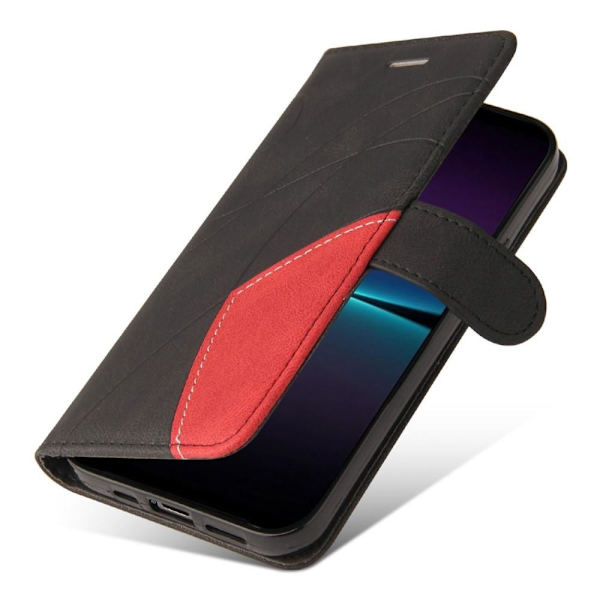 Til Sony Xperia 1 IV 5G KT-serie-1 dobbeltfarve Black