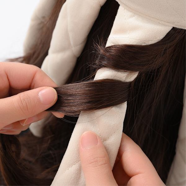 Hårruller for natten - Octopus Curls Rod - Myke, uten varme White