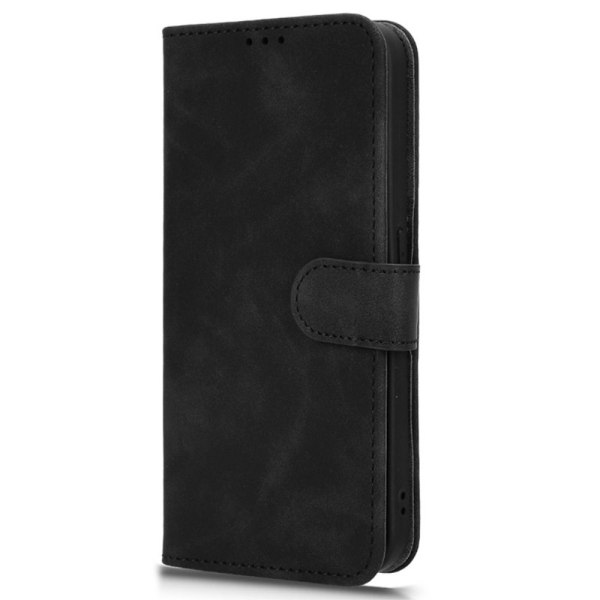Nothing Phone (2a) Lompakkokotelo Ihokosketustuntuma Taitettava Teline Nahkainen Puhelinkotelo - Musta Black