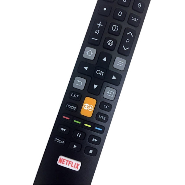 Television kaukosäädin Korvaa 06-IRPT45-HRC802N TCL-televisioon Black