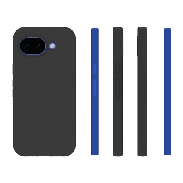 Blødt TPU-cover med mat finish til Google Pixel 10a Black
