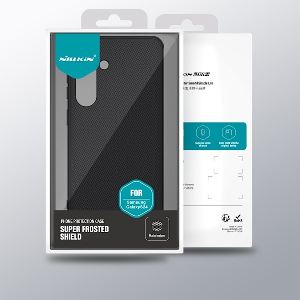 NILLKIN Frosted Hard Plastic Case Samsung Galaxy S24+ Black