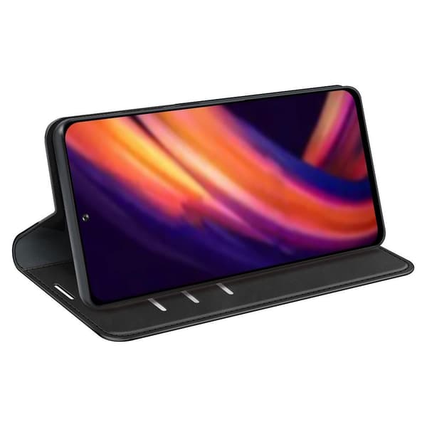 Till Motorola Edge 30 Pro Plånboksfodral - Svart Svart