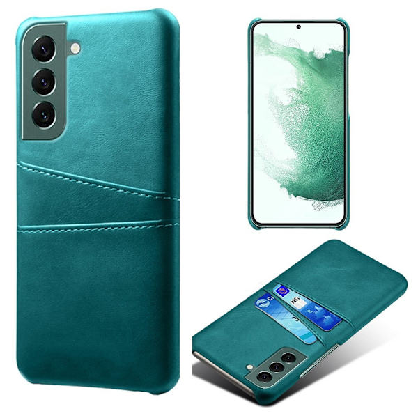 Samsung Galaxy S24 KSQ Pu-nahkapäällysteinen kuori kova kotelo Green
