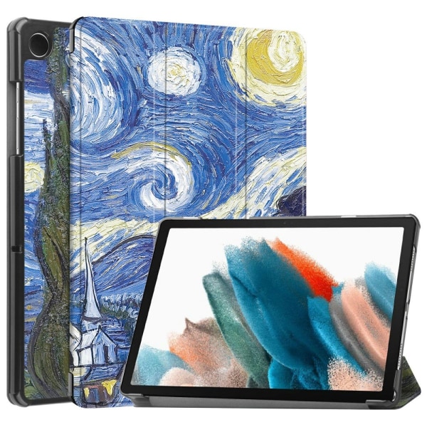 Kolminkertainen telinekotelo Samsung Galaxy Tab A9+ 11" - Painting Multicolor