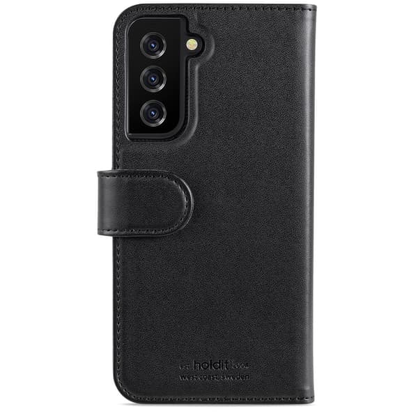 HOLDIT Magnet Plånboksväska till Samsung Galaxy S21 Svart