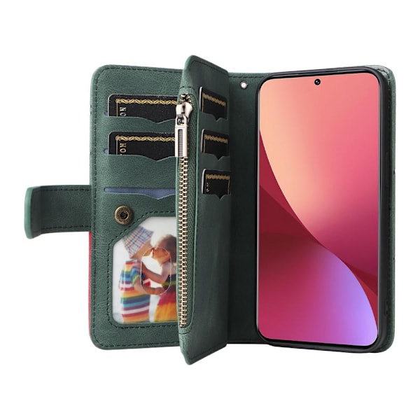 KT Multi - function Series - 5 For Xiaomi 12 Phone Case Green