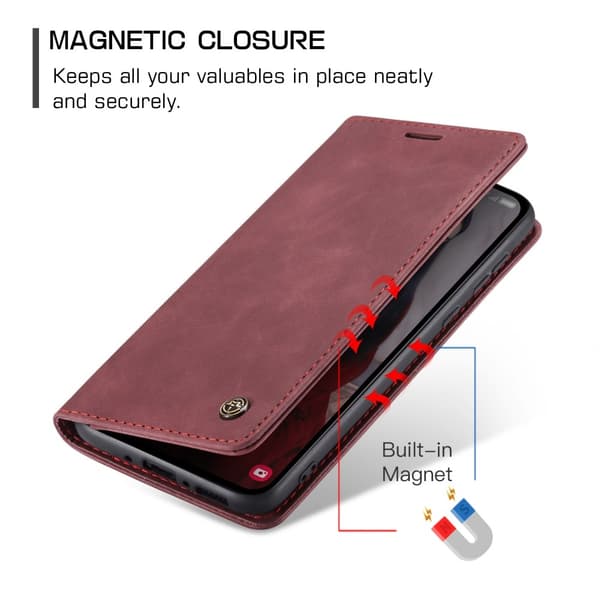 CASEME Lommebok-deksel Samsung Galaxy A56 5G Red
