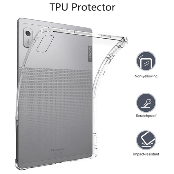 Lenovo Tab M9 -TPU kirkas himmeä tablettikotelo Transparent