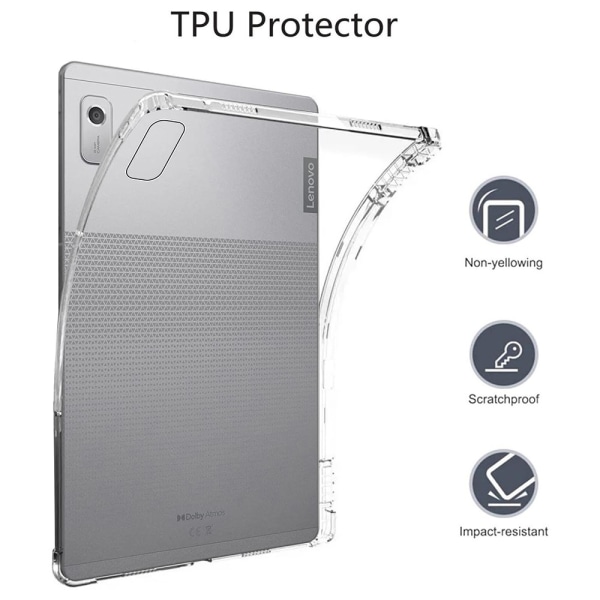 Til Lenovo Tab M9 - TPU Klar Frost Tablet Deksel Transparent